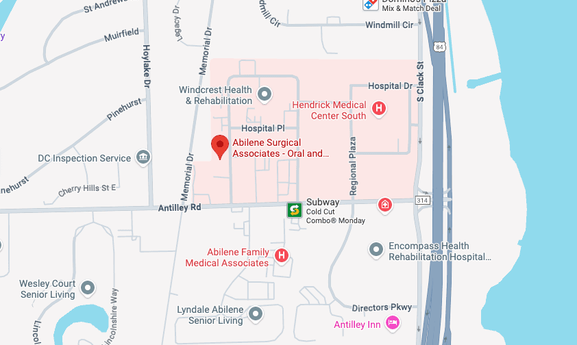 Map location of Abilene Surgical Associates